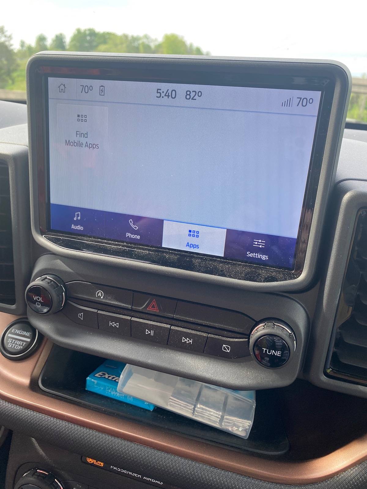 Ford Bronco Sport Ford sync disappeared off screen 2022 Bronco sport IMG_3777