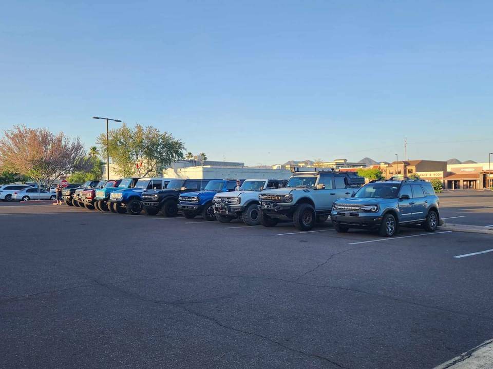 Ford Bronco Sport Bronco meet at local DQ IMG_4390