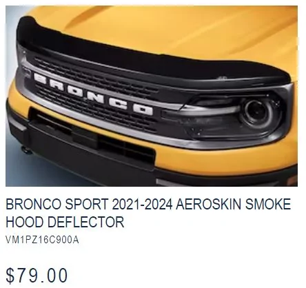 Ford Bronco Sport Tips for removing Aeroskin II Hood Deflector? Bronco Sport Aeroskin Smoke Air Deflector