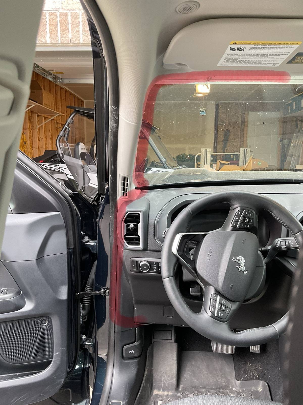 Ford Bronco Sport Installed Ford accessory dashcam VHL3Z-19G490-C IMG_4623