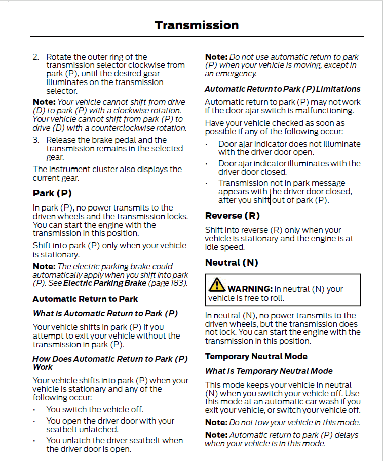 Ford Bronco Sport My car automatically goes into park! 1717375119514-78