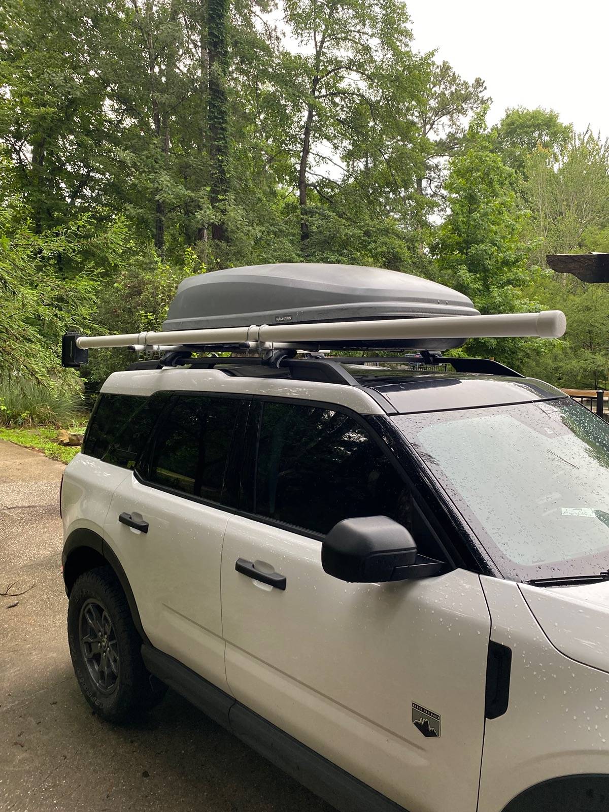 Ford Bronco Sport DIY fly rod carrier (Cheap!) IMG_7316