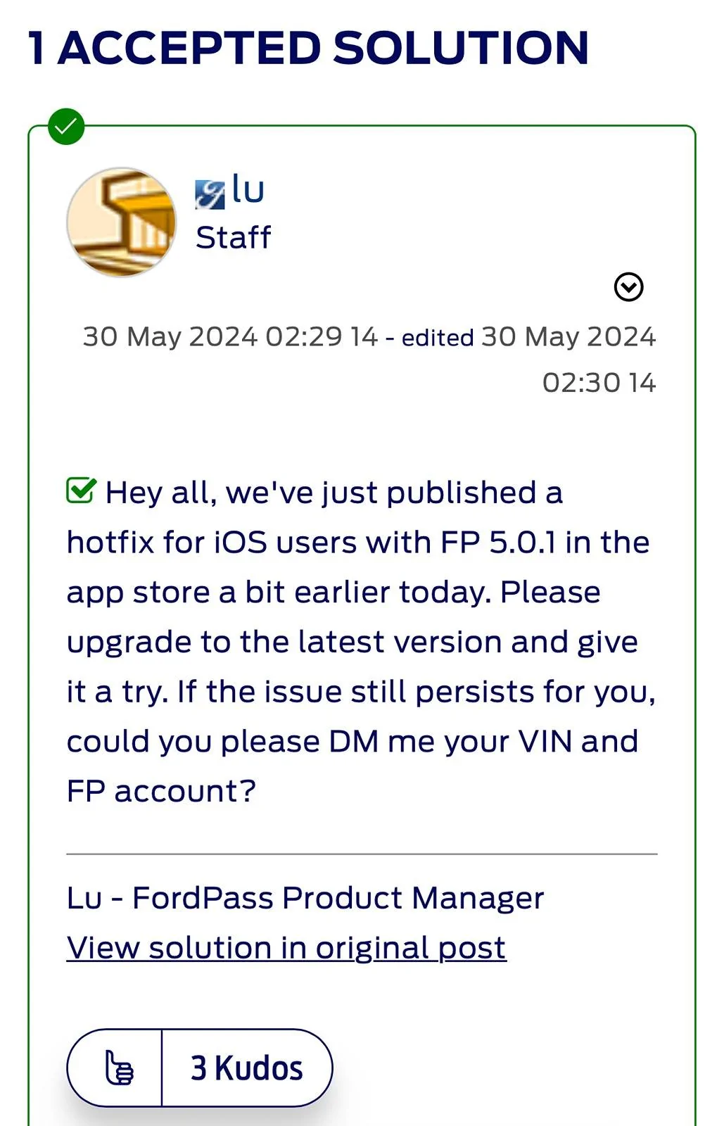 Ford Bronco Sport Ford App not working (iPhone) IMG_4705