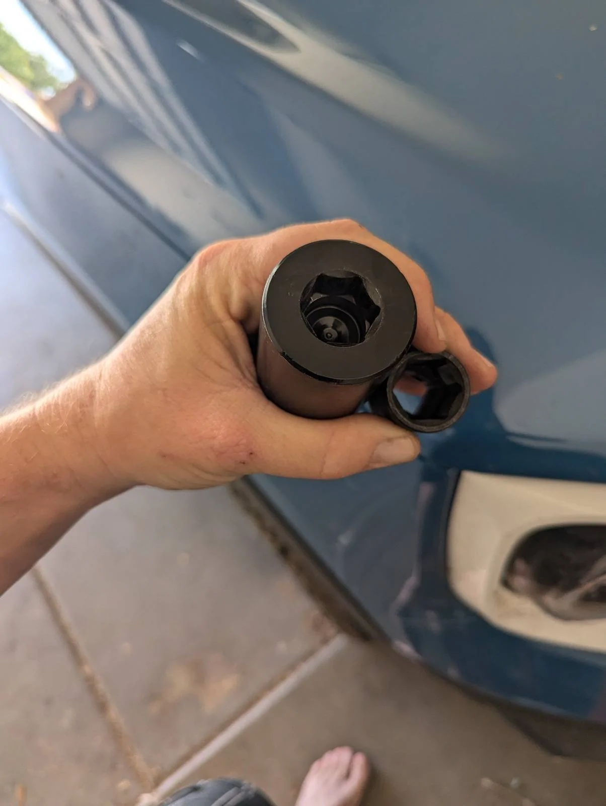 Ford Bronco Sport Used air suspension tank to run air tools PXL_20240621_203149085