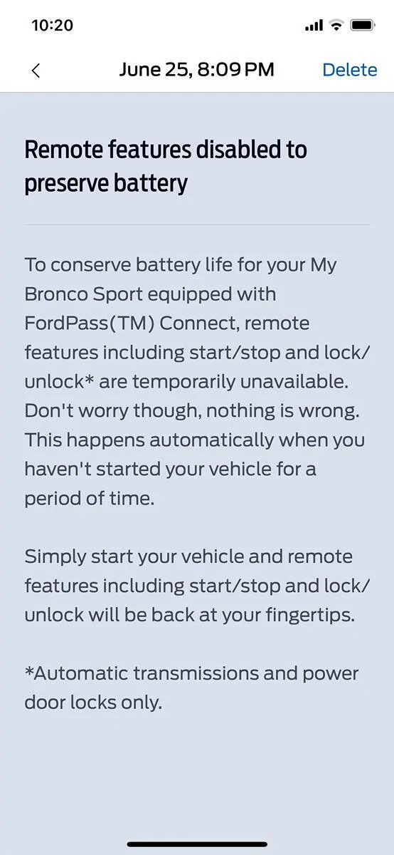 Ford Bronco Sport Defective Battery, Recall 24S24 and other topics IMG_3330