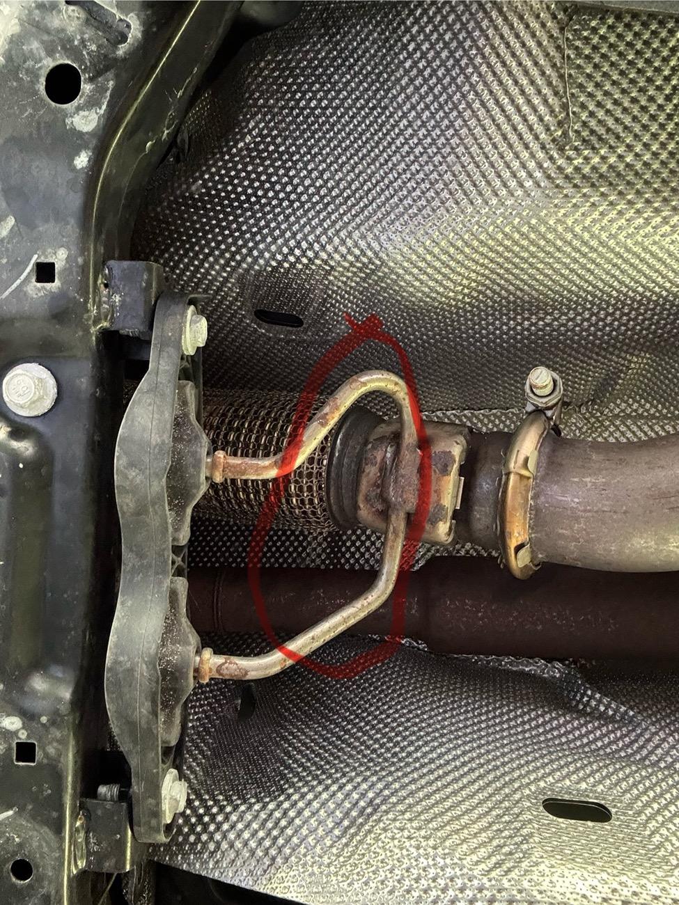 Ford Bronco Sport Ac condensate drain line where is it IMG_2648