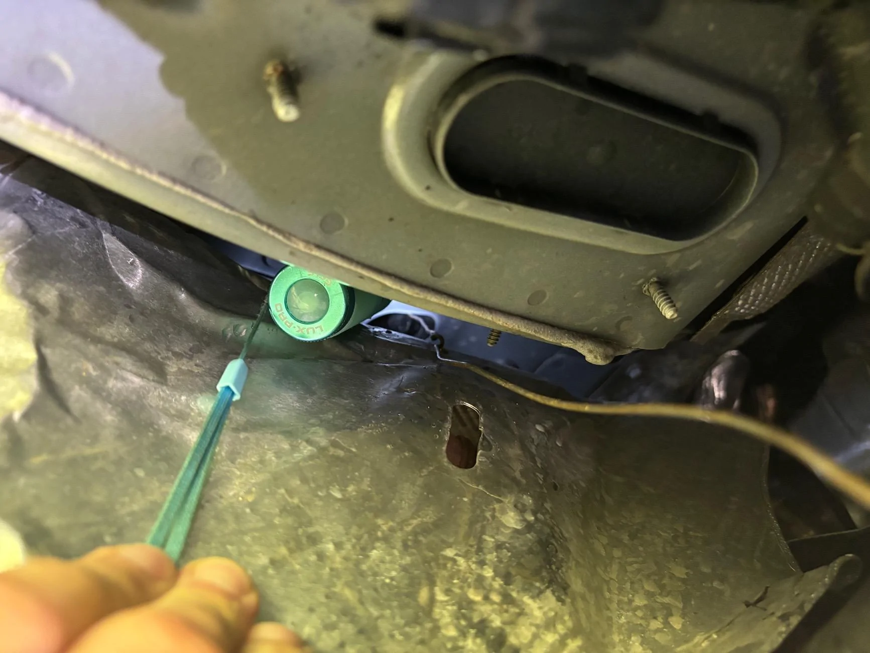 Ford Bronco Sport Ac condensate drain line where is it IMG_2646