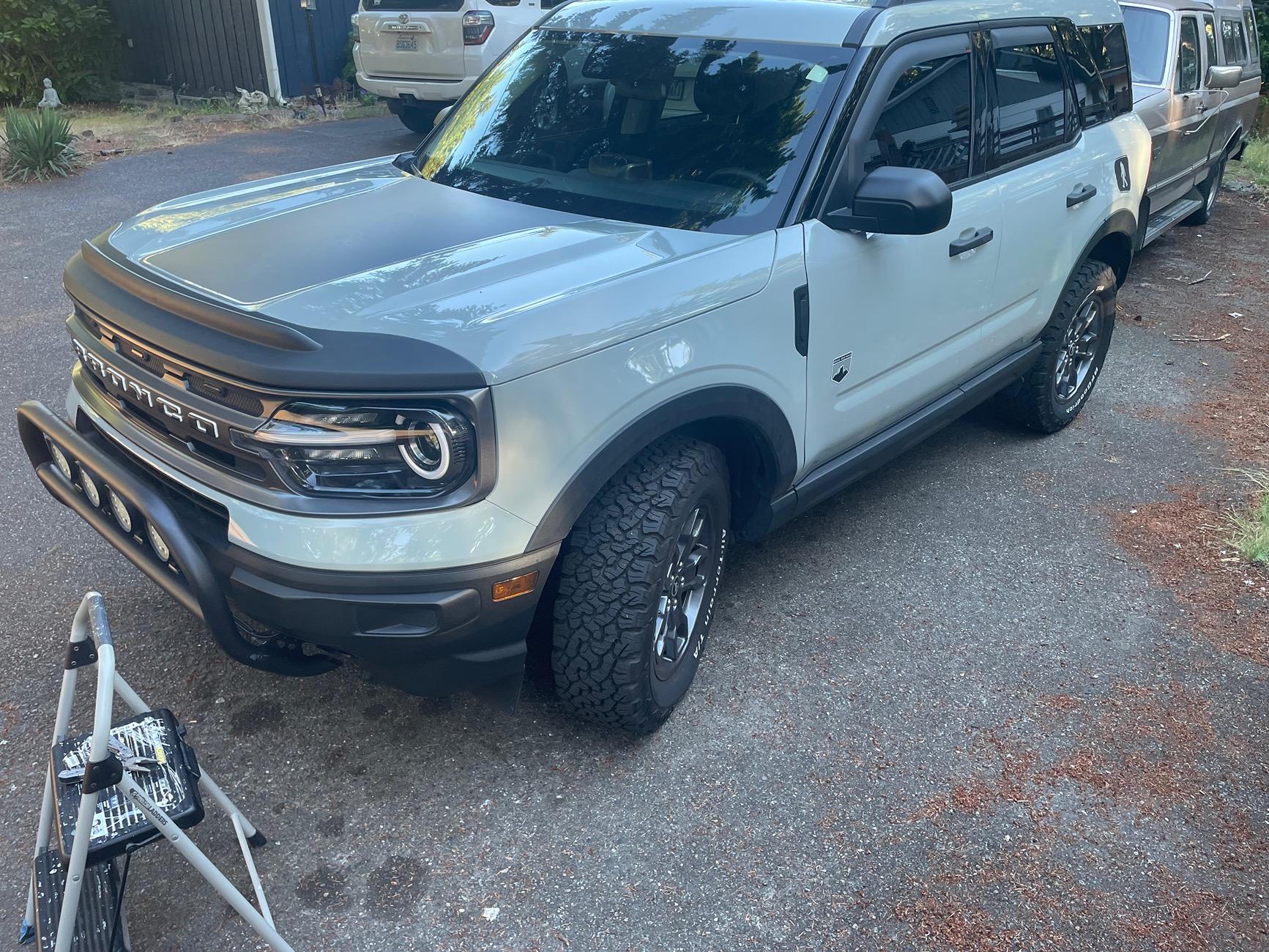Ford Bronco Sport Underground Graphics Hood Decal IMG_4695