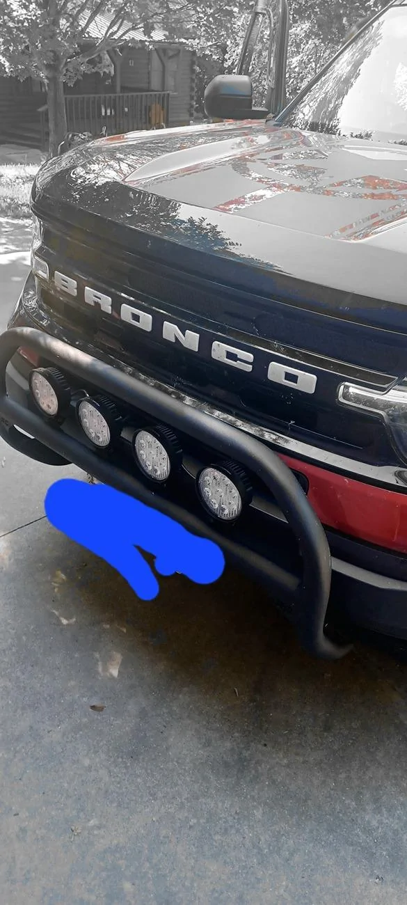 Ford Bronco Sport Nudge bar interfering with sensors (2022 Bronco Sport Outerbanks) 20240702_085938