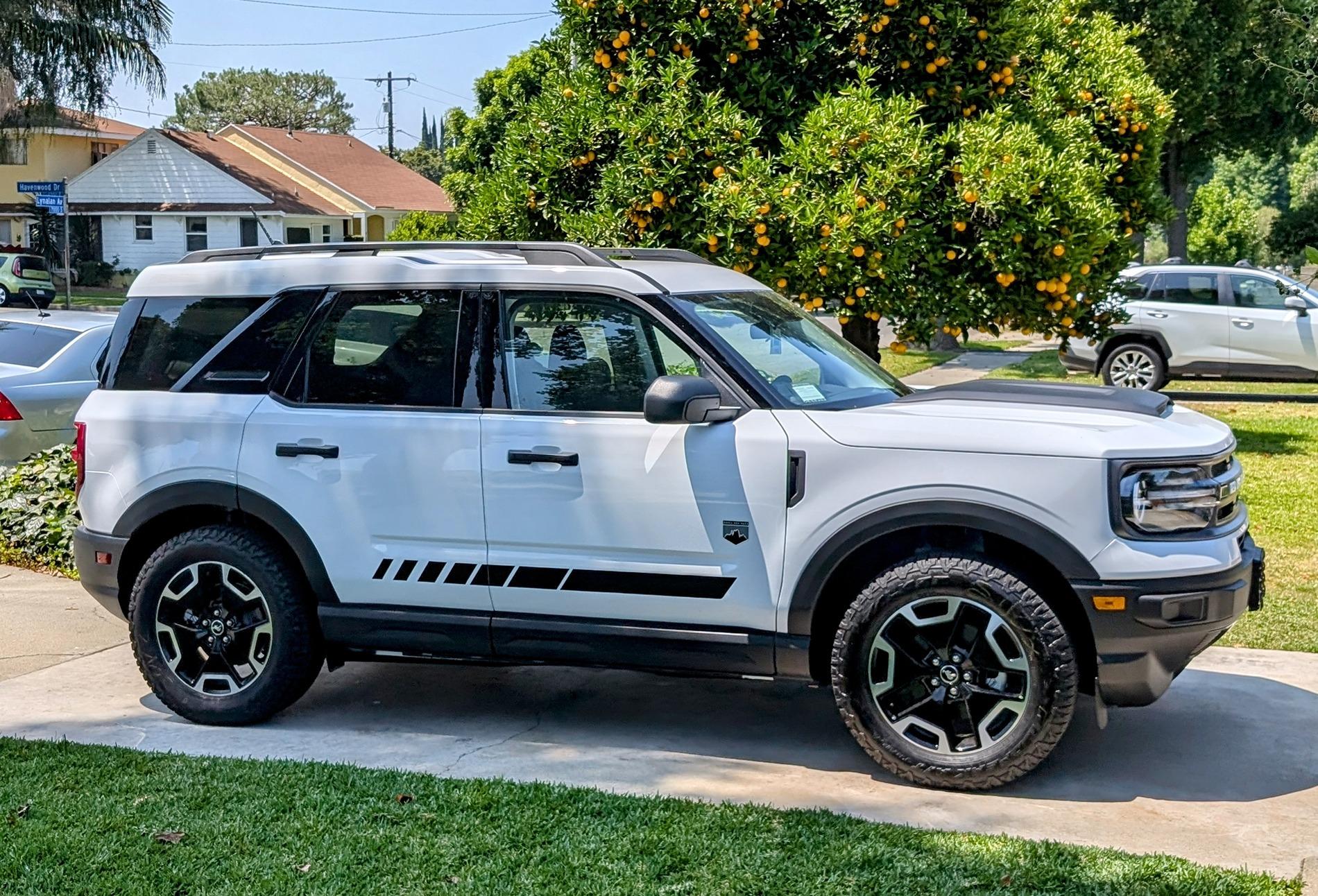 Ford Bronco Sport Falken Wildpeak Trail Tires 245/60/18 installed. Love 'em! PXL_20240708_181614629