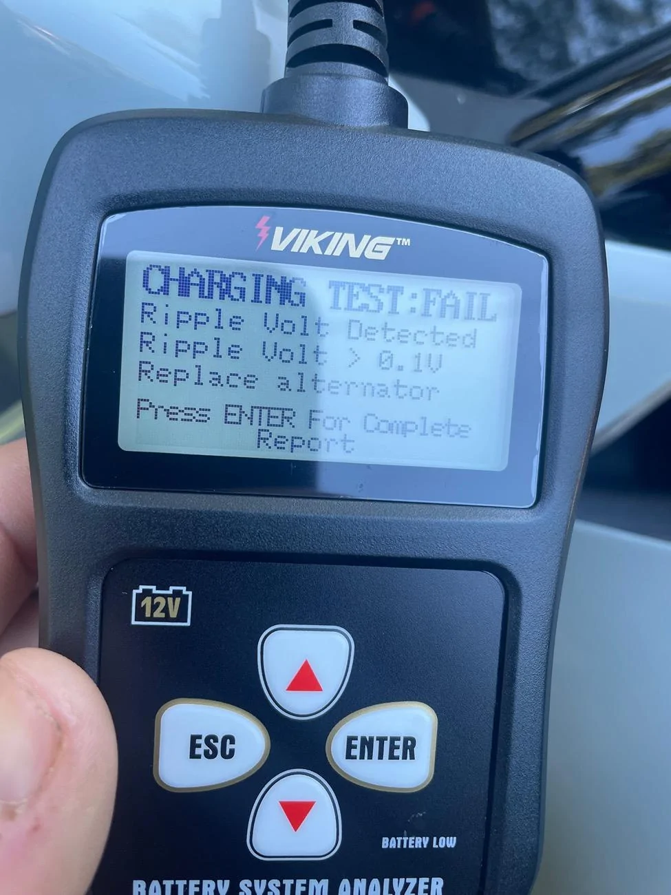 Ford Bronco Sport Alternator fail test result question IMG_4776