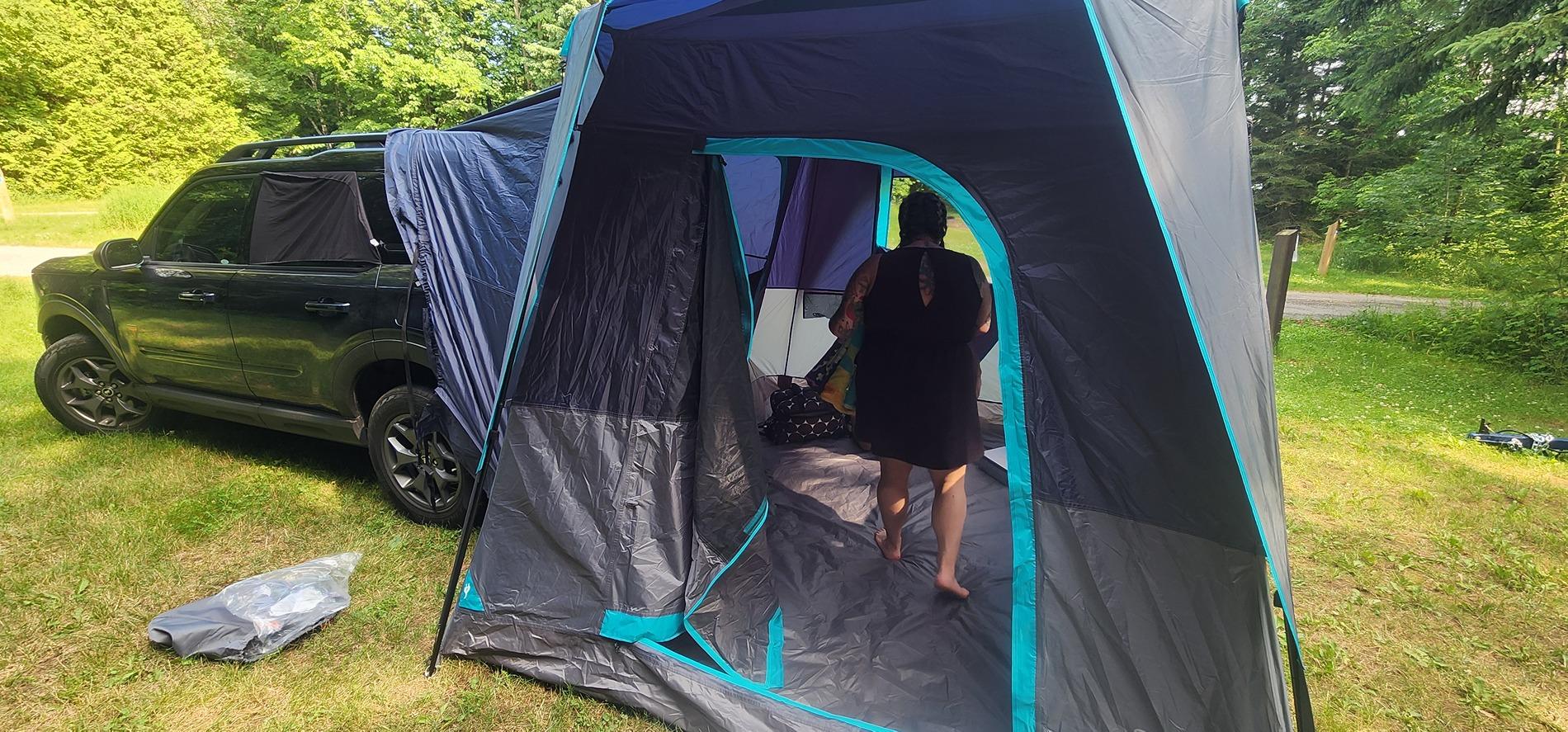 Ford Bronco Sport Bronco Sport base camp / car camping + custom kayak trailer 20240620_170454