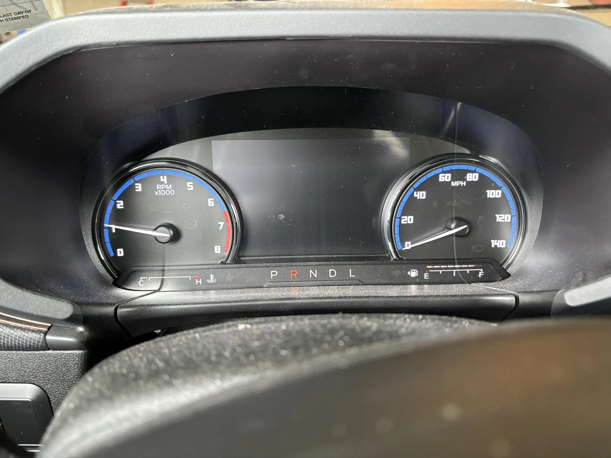 Ford Bronco Sport 2022 BS OB instrument cluster display blacks out IMG_5650