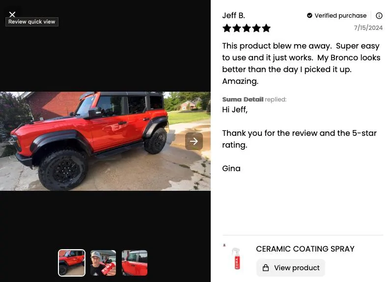 Ford Bronco Sport SUMA Ceramic | 20% Off (Customer's Reviews) Screenshot_2024-07-15_at_9.40.20_PM