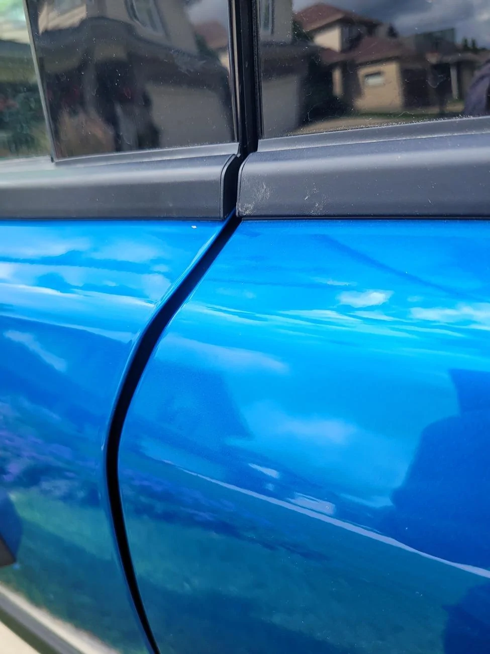 Ford Bronco Sport Side Door molding installed incorrectly 20240716_155830