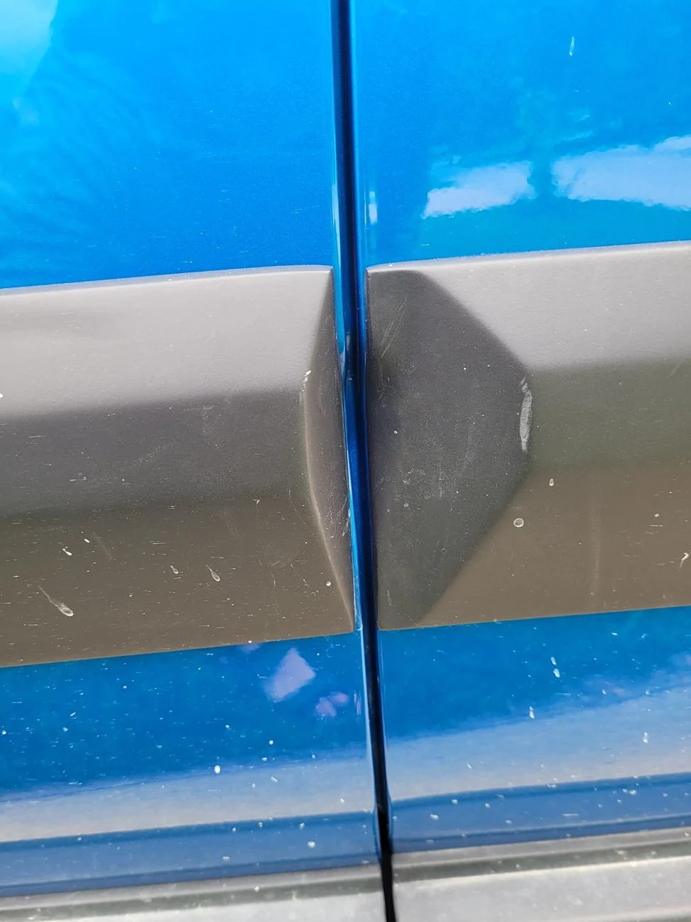 Ford Bronco Sport Side Door molding installed incorrectly 20240716_155847