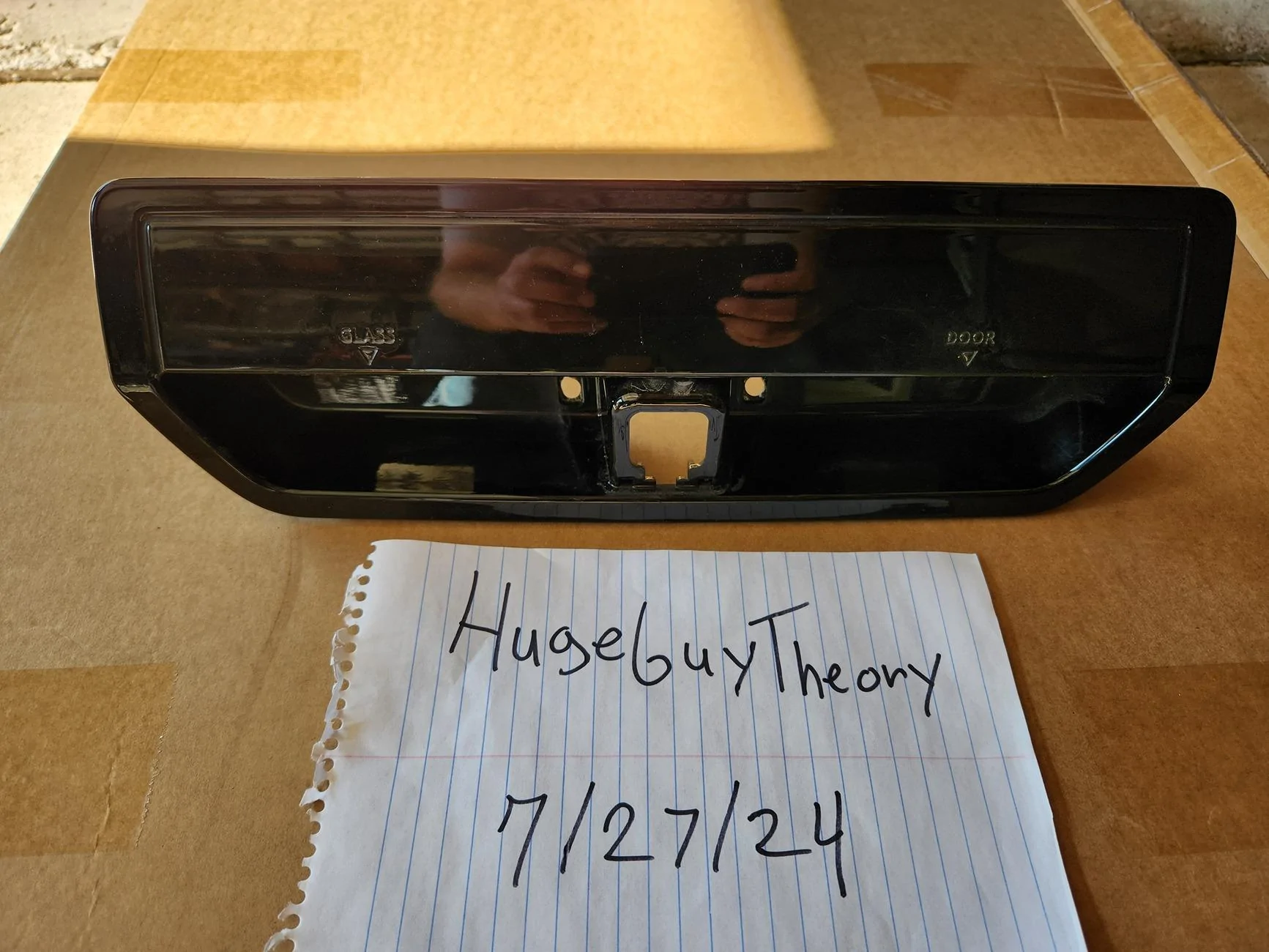 Ford Bronco Sport Rear Tailgate Handle Painted Black 20240727_180632