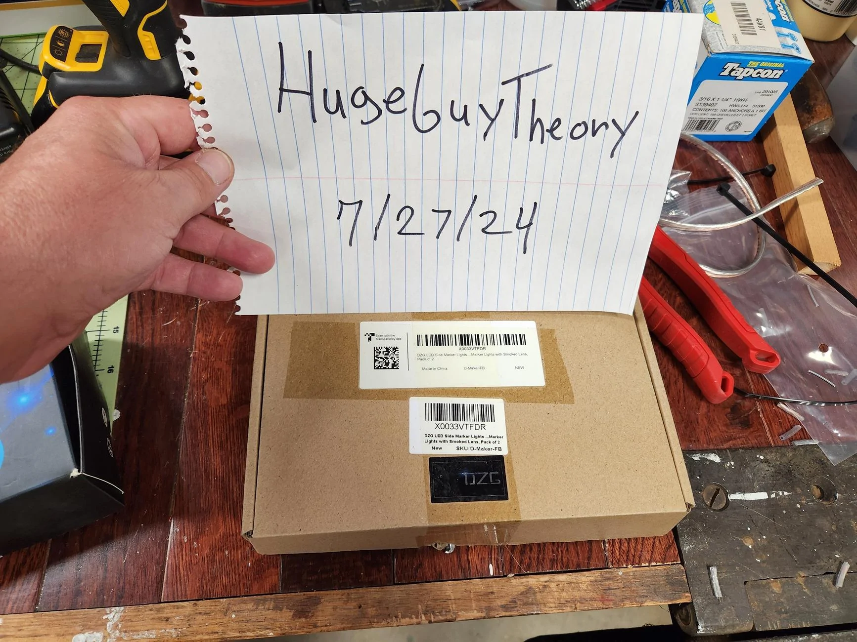 Ford Bronco Sport DGZ Sidemarker lights and Tectico hHeadlamp Harness (New) 20240727_175819