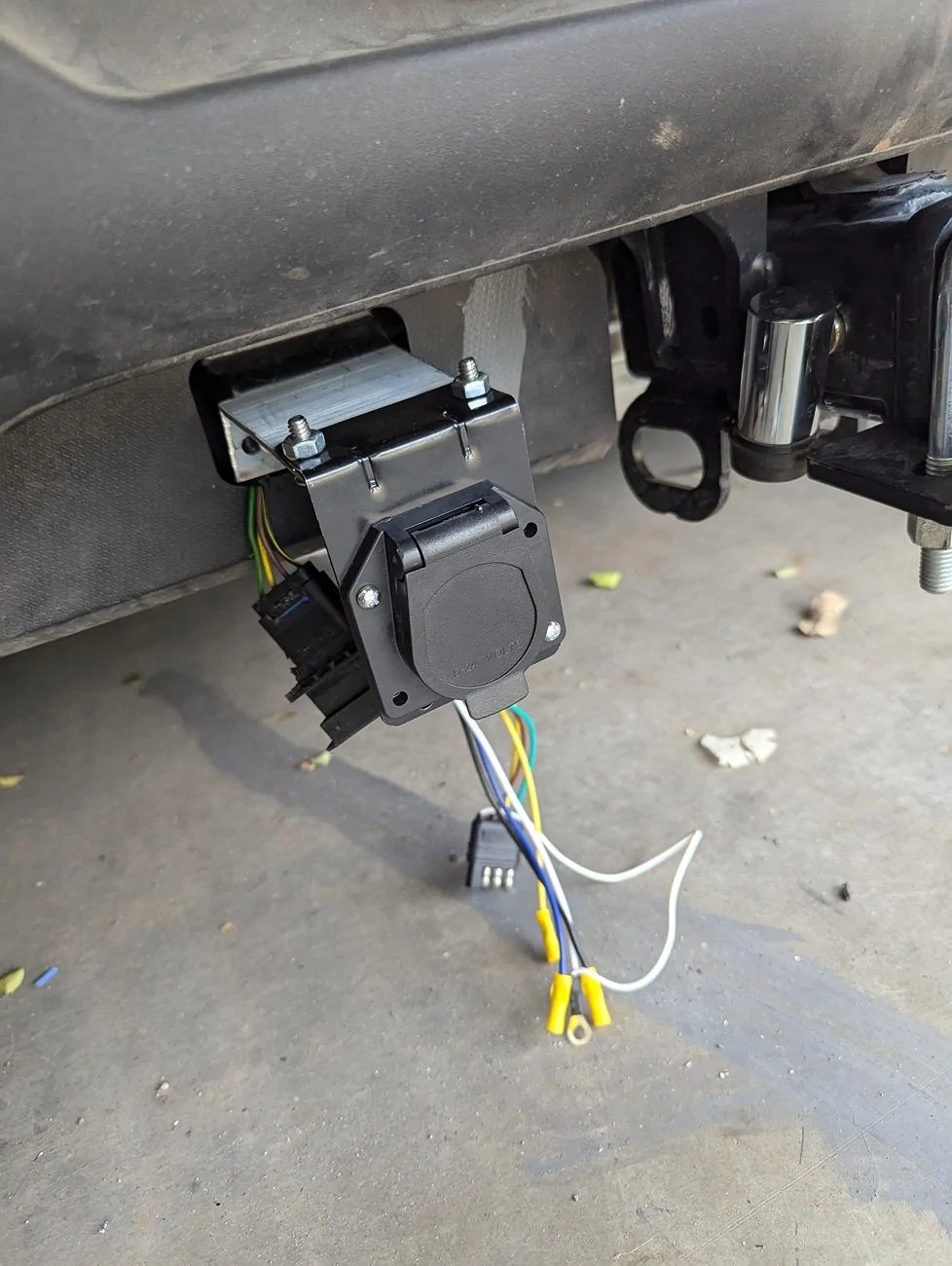 Ford Bronco Sport 7pin conversion from stock Ford towing package 4 pin trailer harness PXL_20240802_174240322