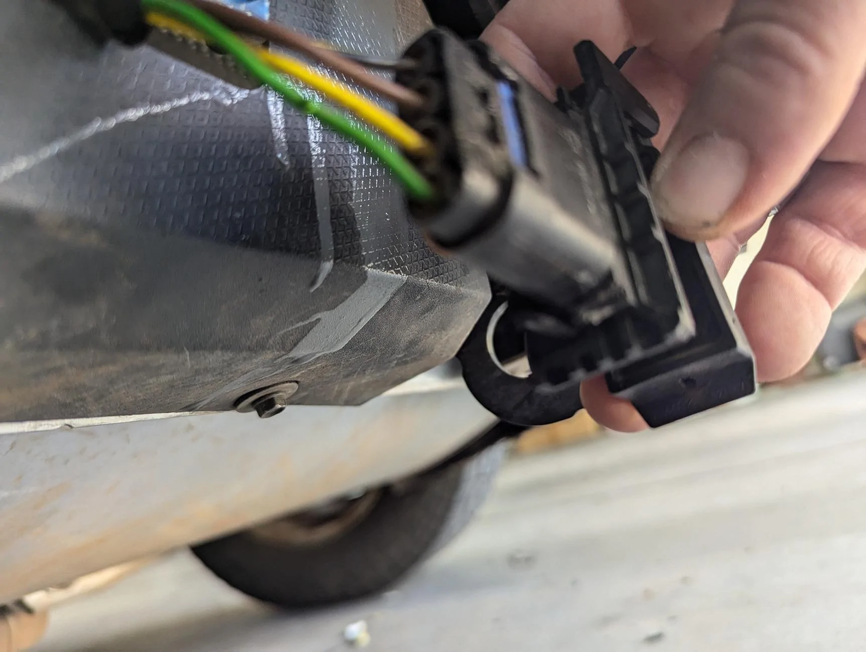 Ford Bronco Sport 7pin conversion from stock Ford towing package 4 pin trailer harness PXL_20240802_173350938