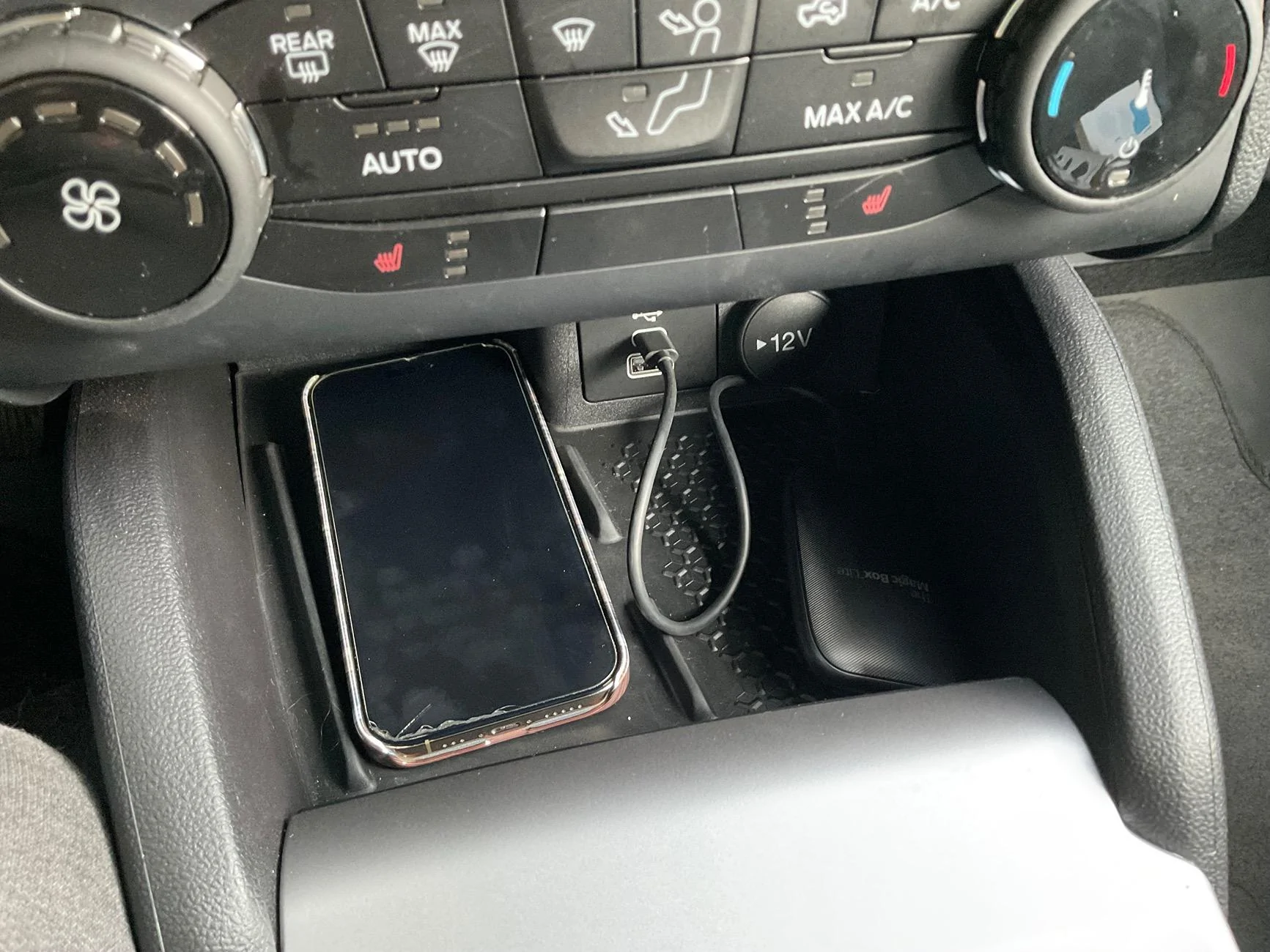 Ford Bronco Sport Magic Brand wireless CarPlay adapter IMG_1709