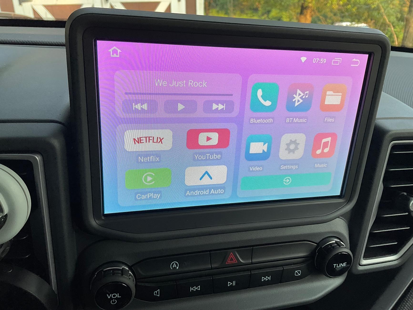Ford Bronco Sport Magic Brand wireless CarPlay adapter IMG_1711