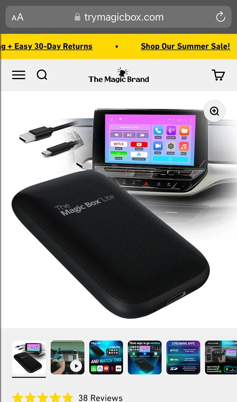 Ford Bronco Sport Magic Brand wireless CarPlay adapter 1722875641590-75