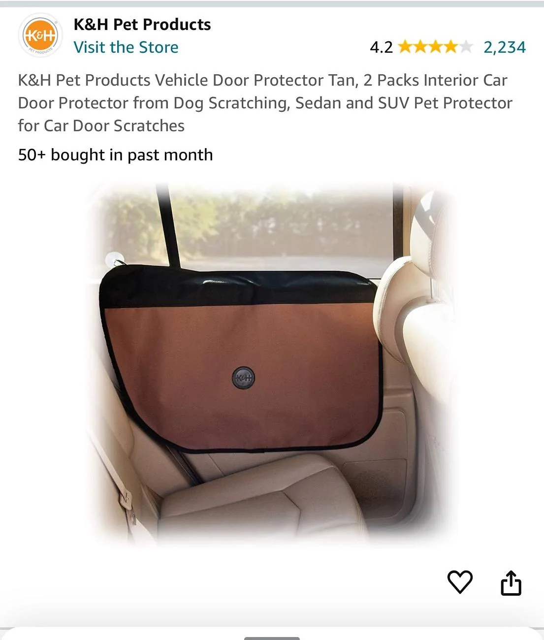 Ford Bronco Sport Rear Door Protectors for Dogs IMG_7531