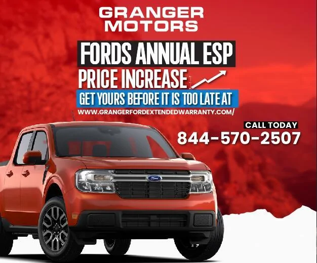 Ford Bronco Sport Attention: Ford’s Annual Price Increase on ESPs (Extended Service/Warranty Plans)! Get Yours @ Granger Ford Before It’s Too Late! 1st pic