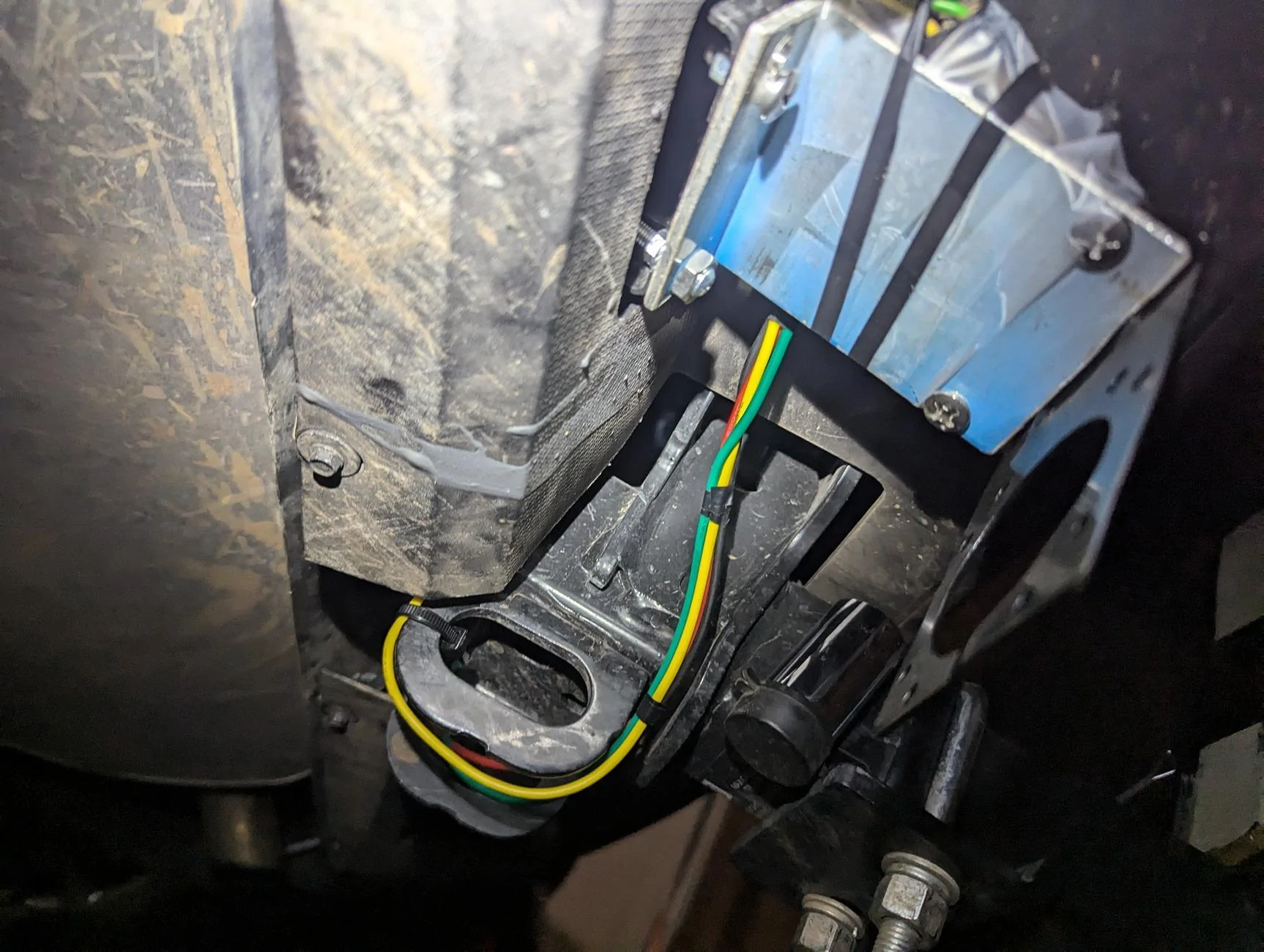 Ford Bronco Sport 7pin conversion from stock Ford towing package 4 pin trailer harness PXL_20240807_042609386