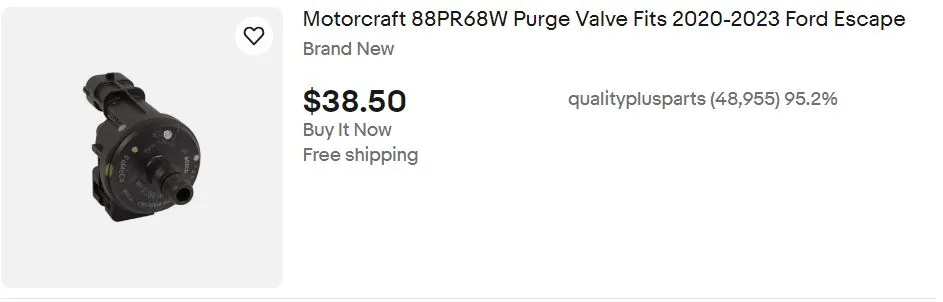 Ford Bronco Sport P04F0 CEL Evap System High Pressure Purge Performance 2021 BS Capture esca