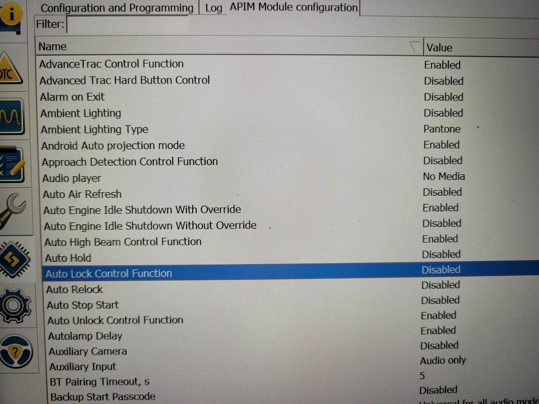Ford Bronco Sport Autolock when driving above 11mph 20240809_205040