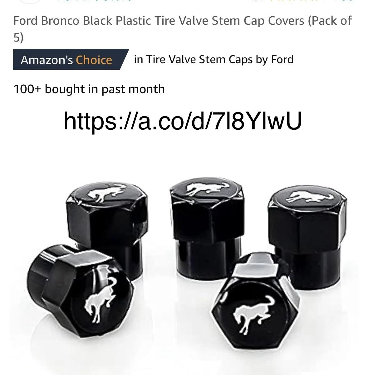 Ford Bronco Sport OEM Replacement Valve Stem Caps IMG_7033