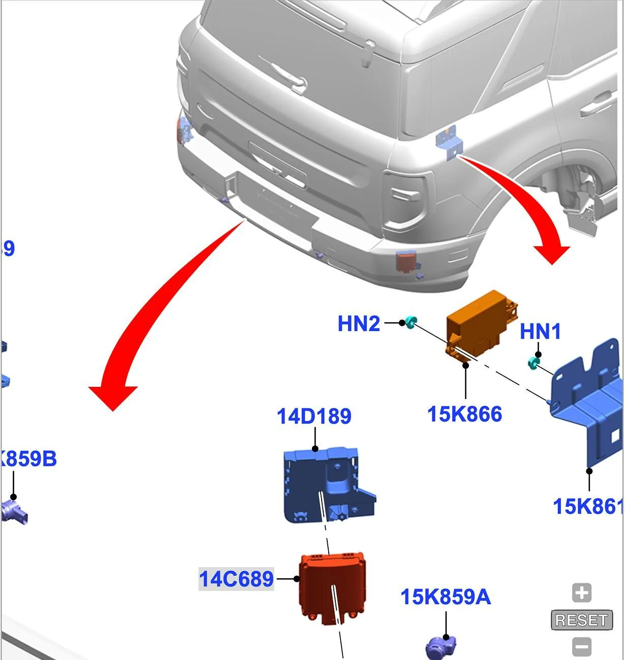 Ford Bronco Sport removing rear bumper to find tow hook threading 1723412326256-8y