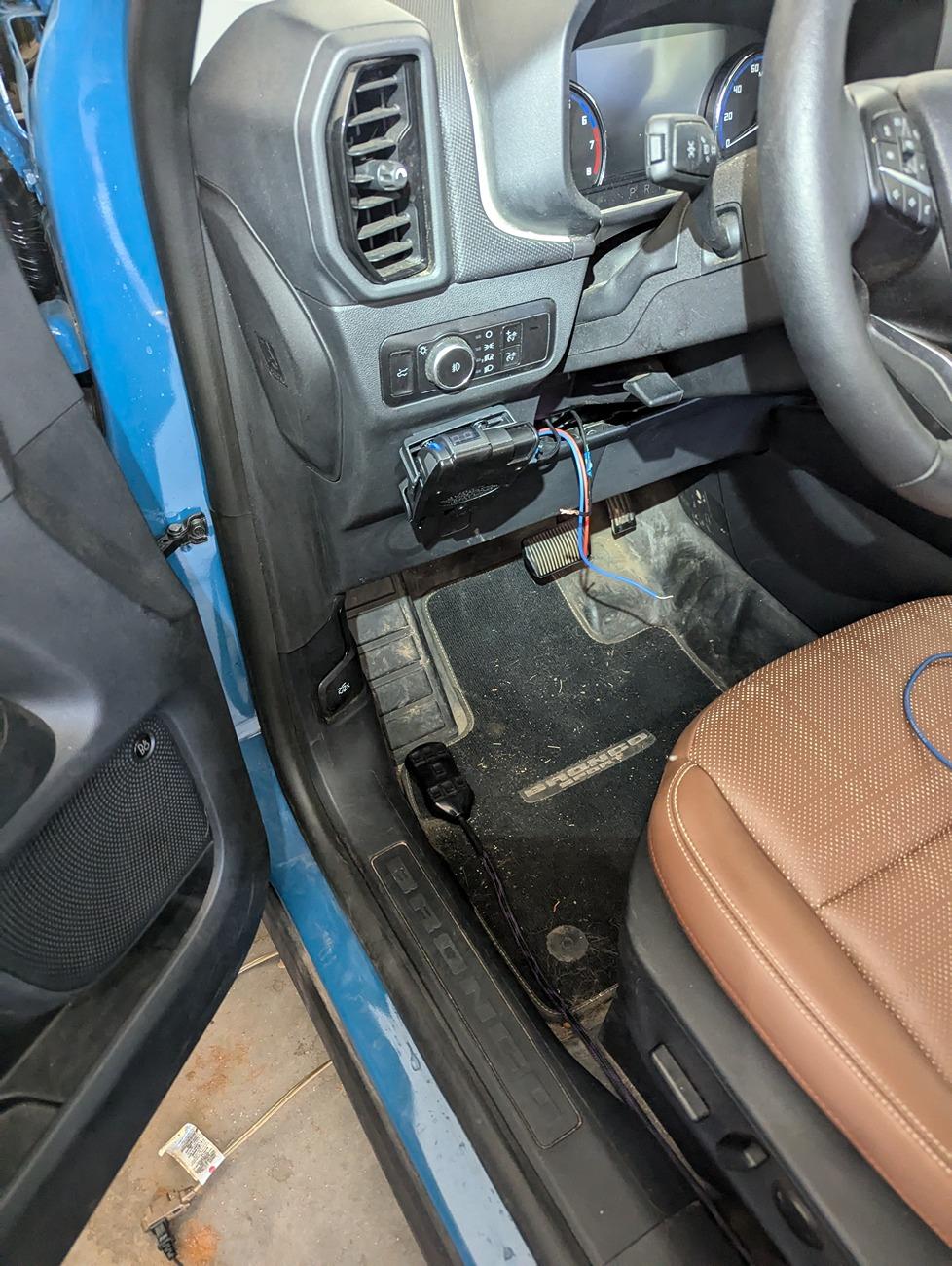 Ford Bronco Sport 7pin conversion from stock Ford towing package 4 pin trailer harness PXL_20240809_201712422