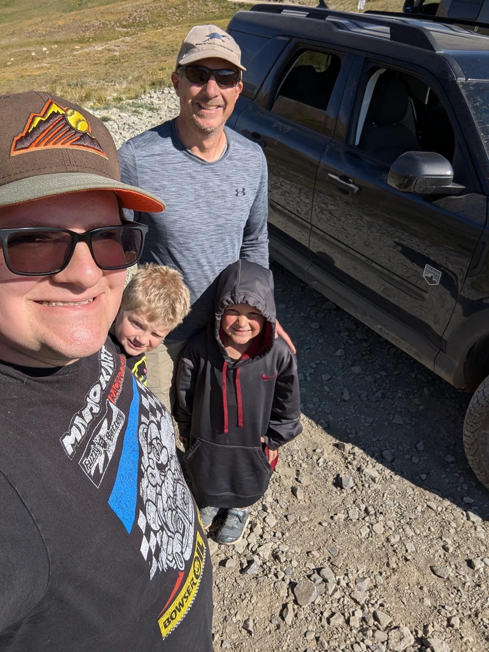 Ford Bronco Sport Cinnamon and Ophir Pass in a Big Bend PXL_20240803_155247712