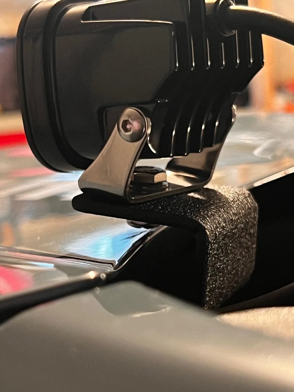 Ford Bronco Sport Go Rhino ditch light brakets install notes & photos IMG_7006