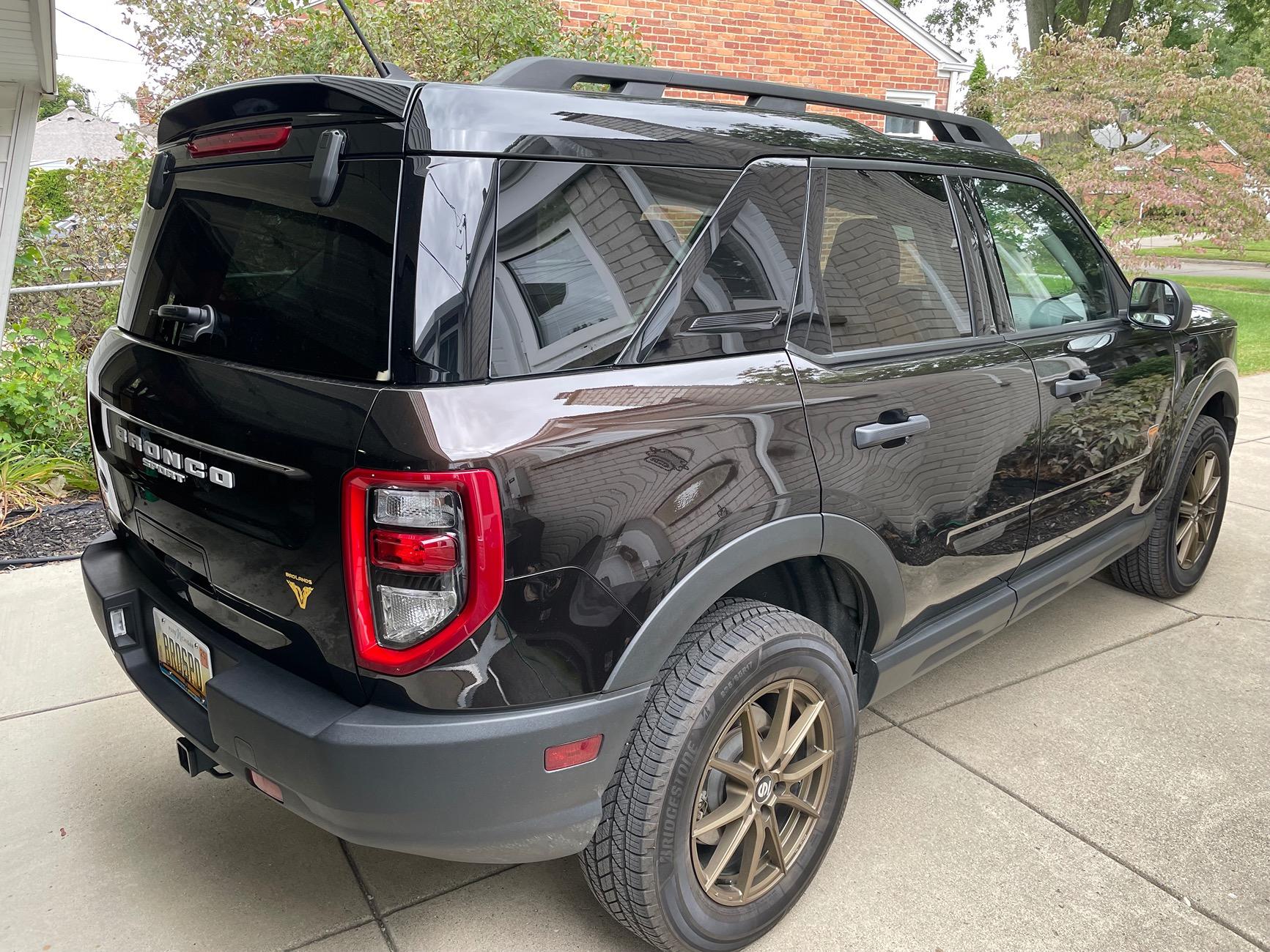 Ford Bronco Sport Rear Spoiler Installed IMG_2764