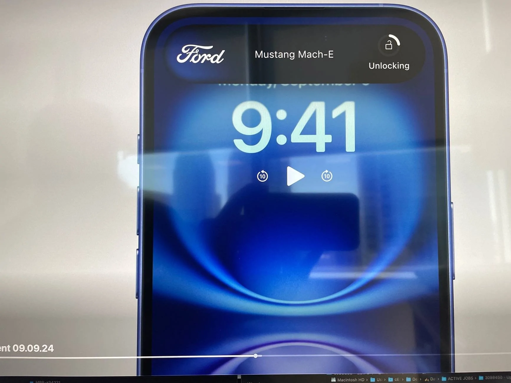 Ford Bronco Sport FordPass app and new iPhone 16 Action Button imag