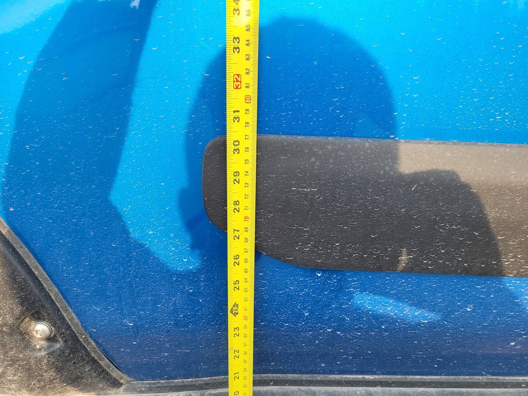 Ford Bronco Sport Side Door molding installed incorrectly 20240912_174443