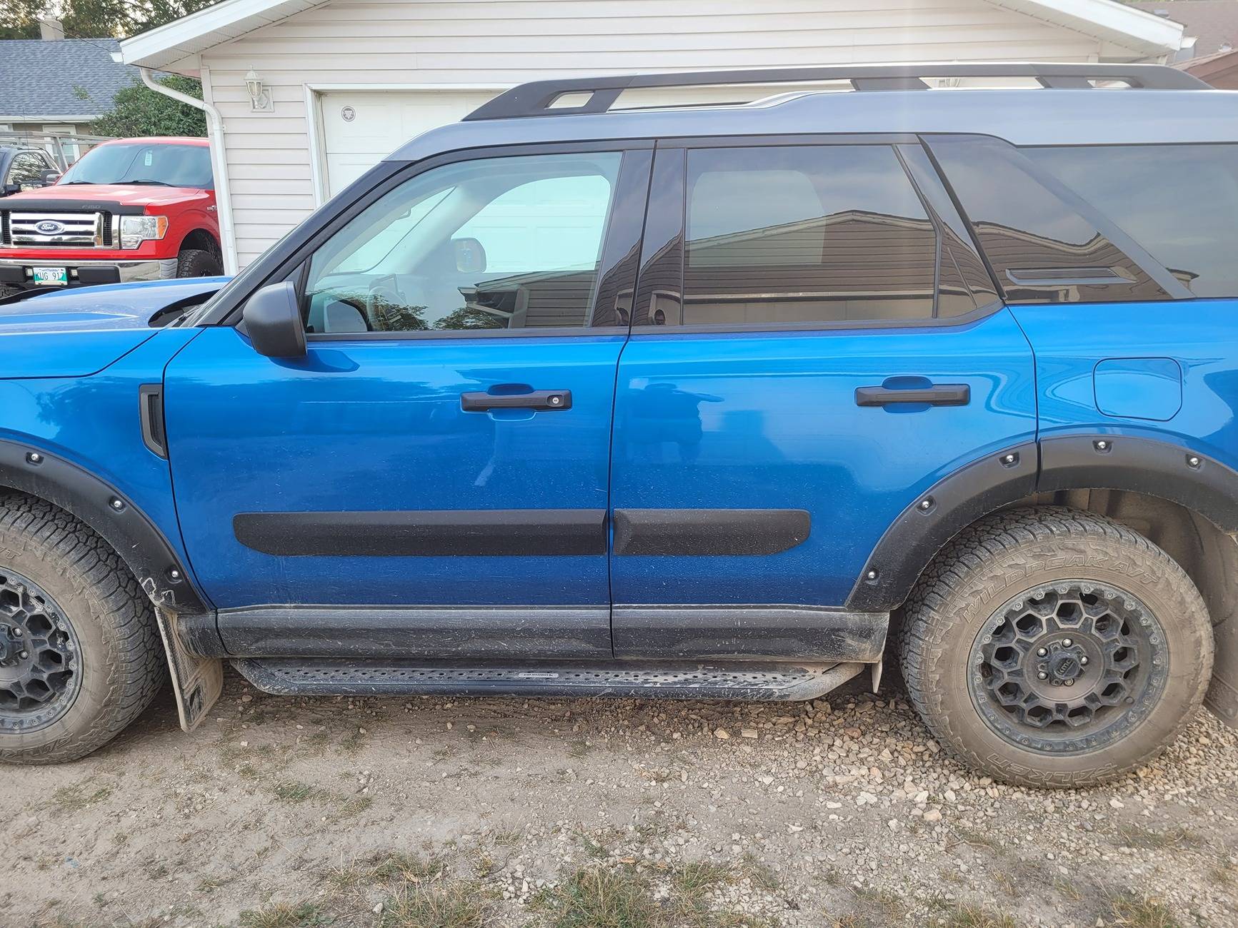 Ford Bronco Sport Side Door molding installed incorrectly 20240912_174740