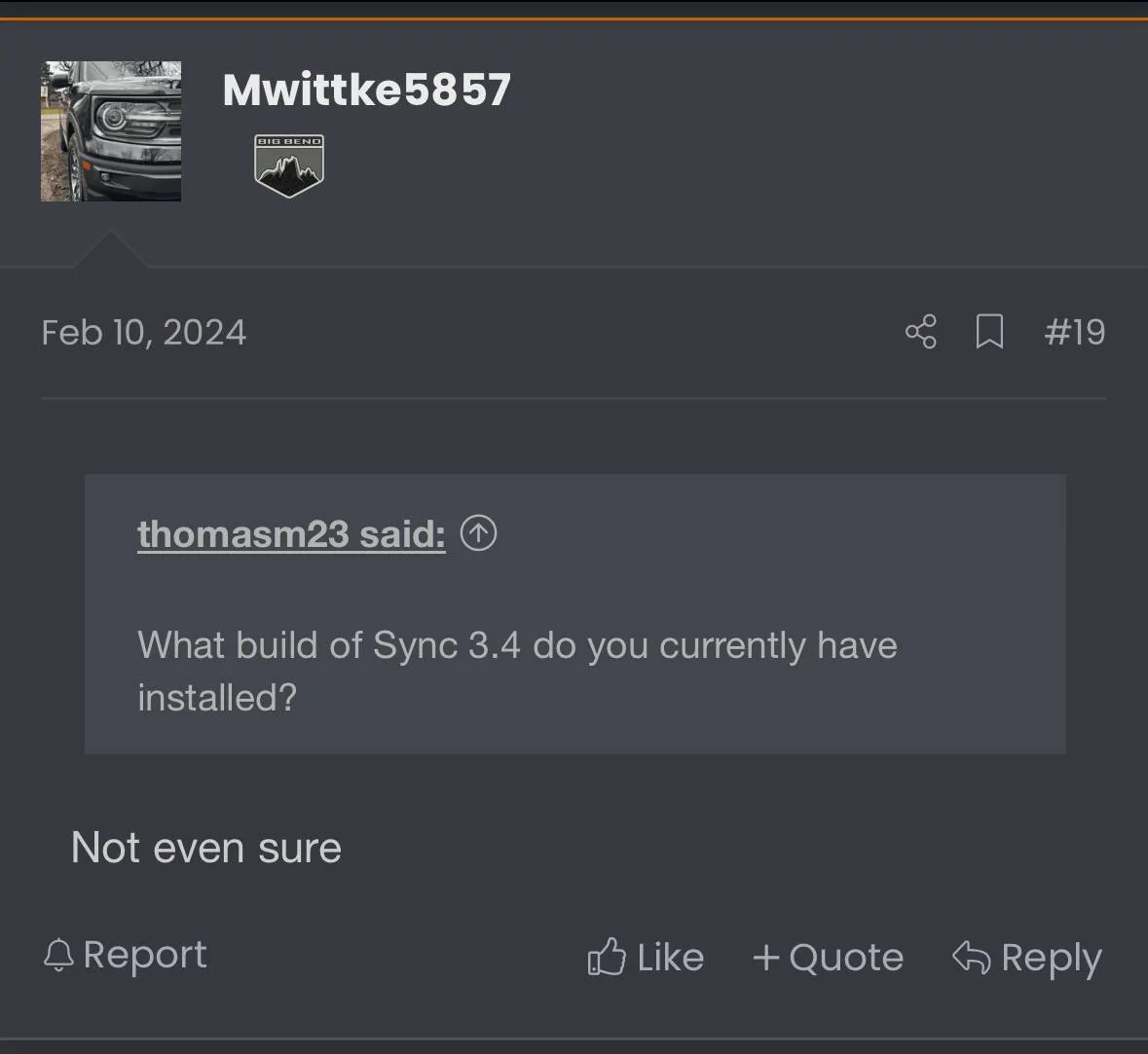 Ford Bronco Sport Sync will not connect to phone or Sirius IMG_8148