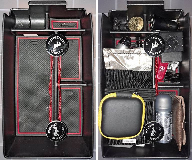 Ford Bronco Sport What’s your favourite non-Ford part you’ve added to your BS? console tray mod+ full 