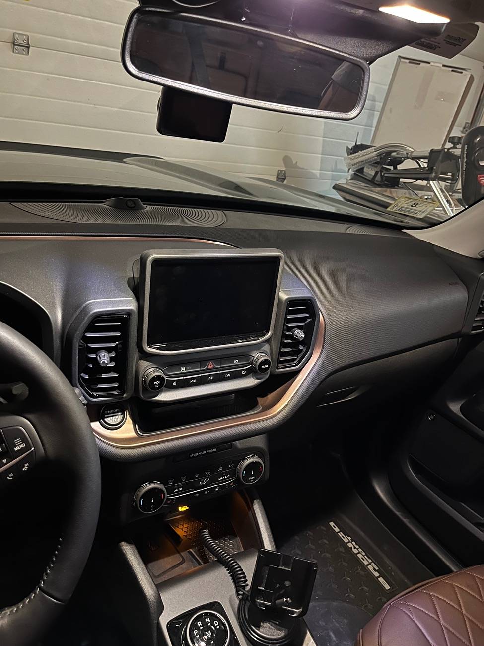 Ford Bronco Sport Phone and Gear mounting options IMG_5522