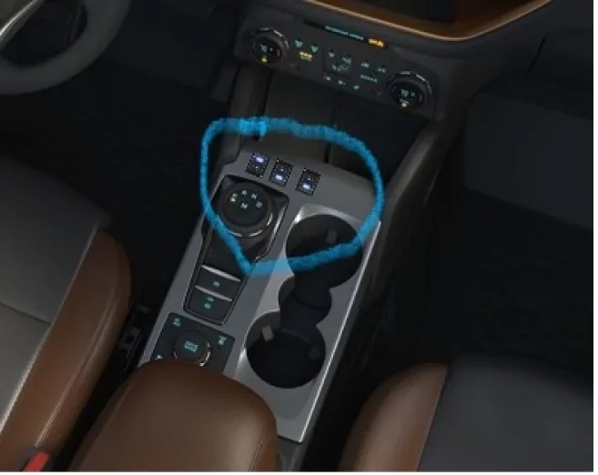 Ford Bronco Sport Possible auxiliary switch locations. 2021FordBroncoSport-interior-01
