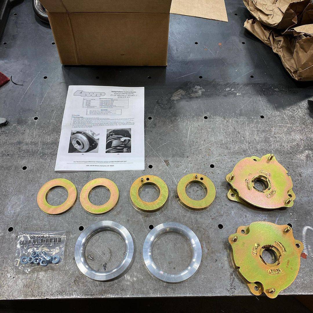 Ford Bronco Sport Leveling Lift Kit Installed on a Bronco Sport Big Bend Bronco Sport Level Lift Kit 4