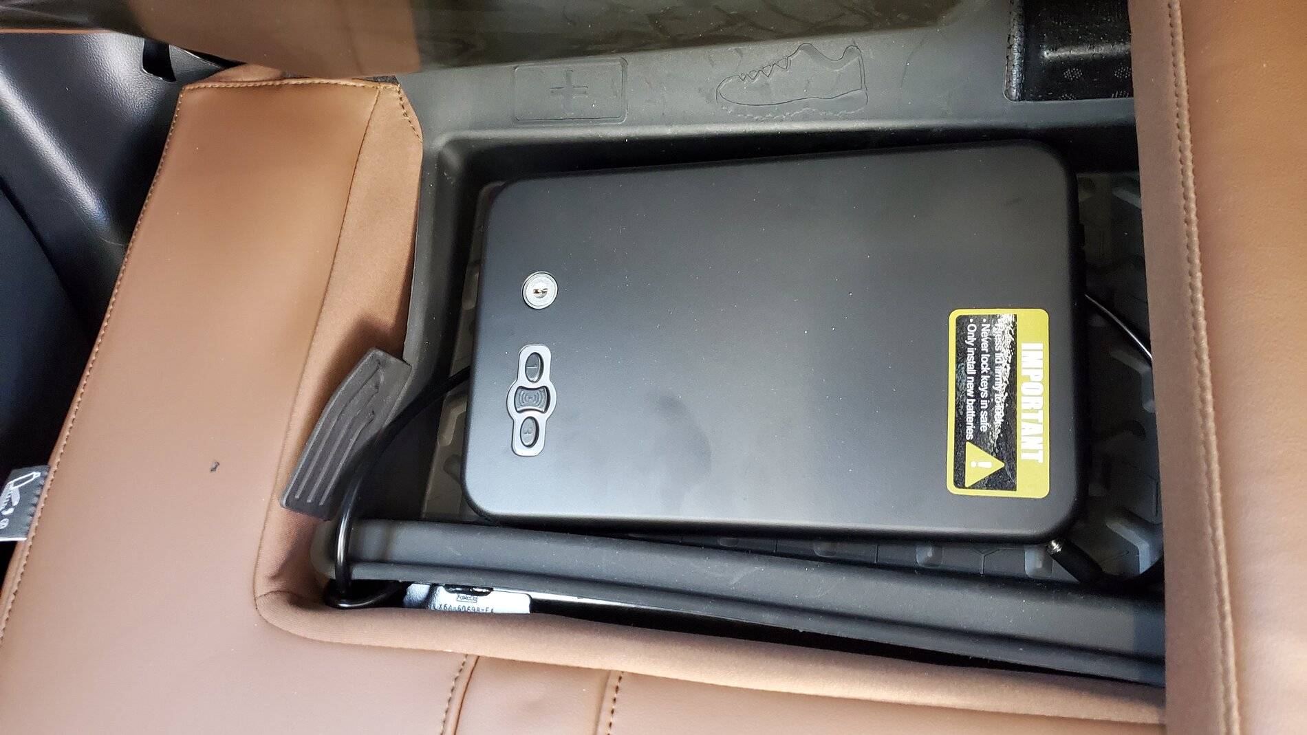 Ford Bronco Sport console and back seat vault options 20201230_144031