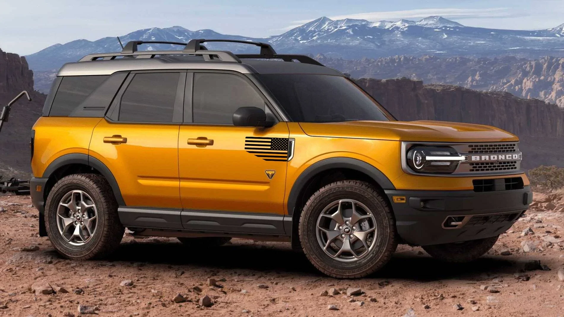 Ford Bronco Sport *Free USA Flag Decal* Looking for a Tester for American Flag Decal... Bronco Spot American Flag USA