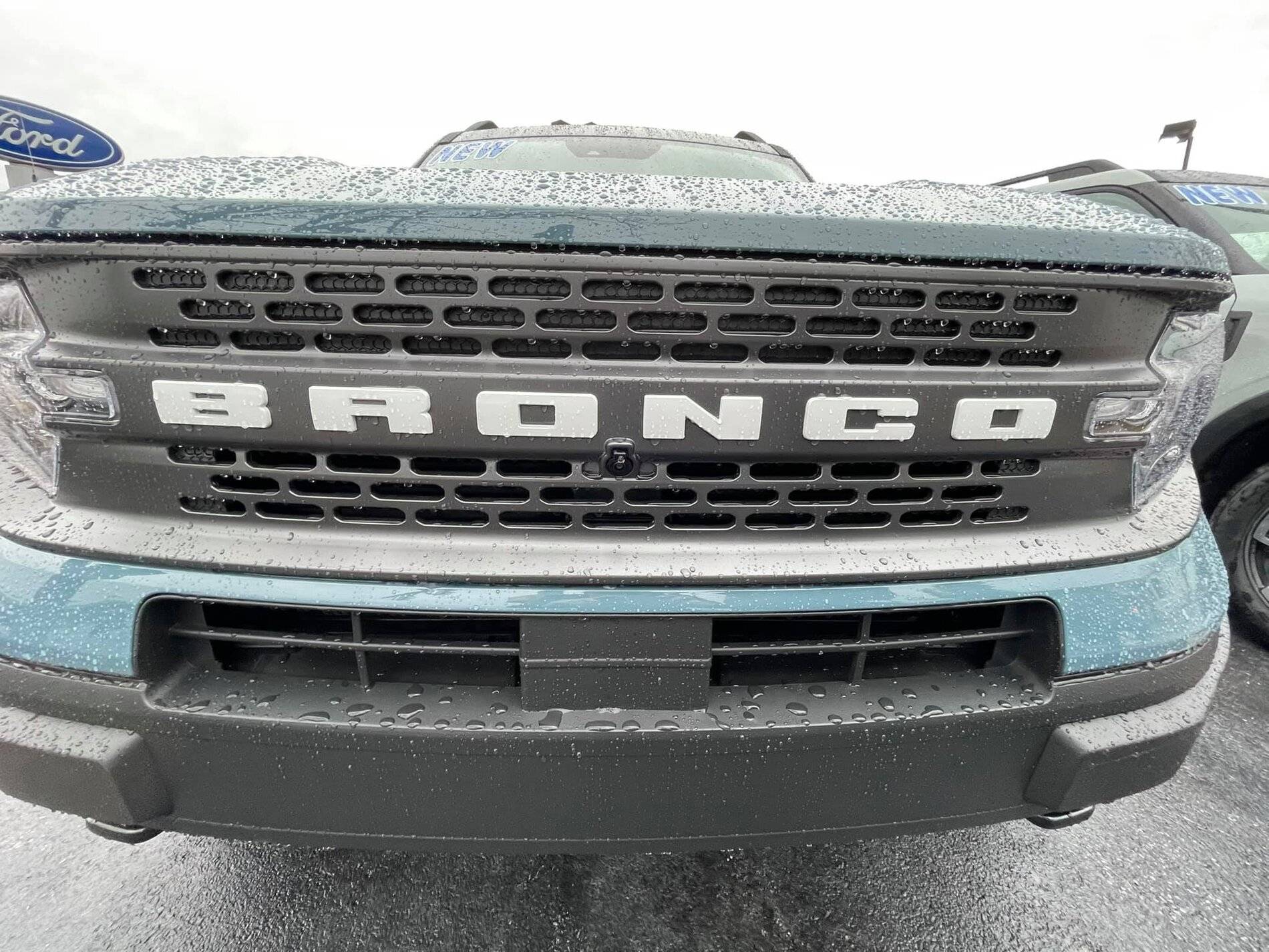 Ford Bronco Sport Area 51 vs Cactus Gray Bronco Sport side-by-side comparison Area 51 vs Cactus Gray Bronco Sport rainy day 7
