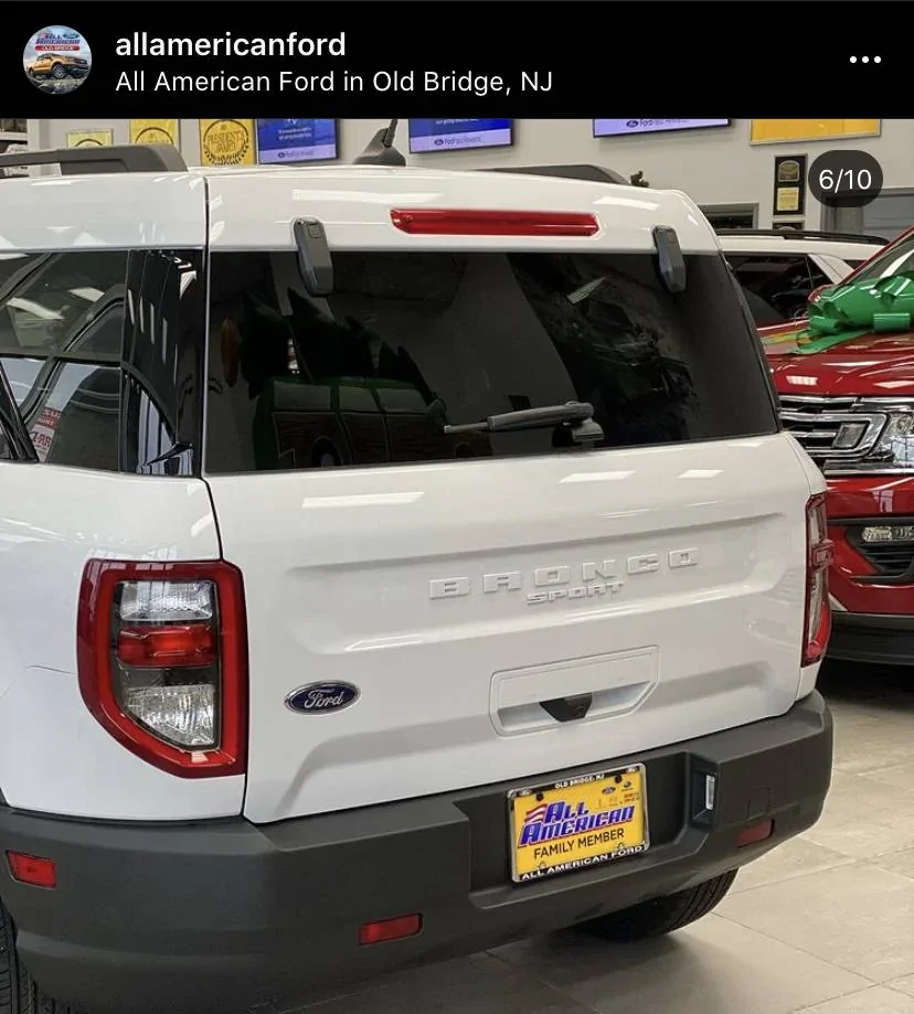 Ford Bronco Sport Bronco Sport Color Lettering On Rear 1609747550268